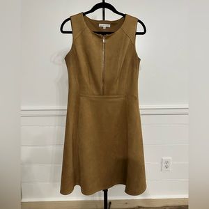 Sandra Darren Sleeveless Zip Front Dress size 8 Excellent Condition